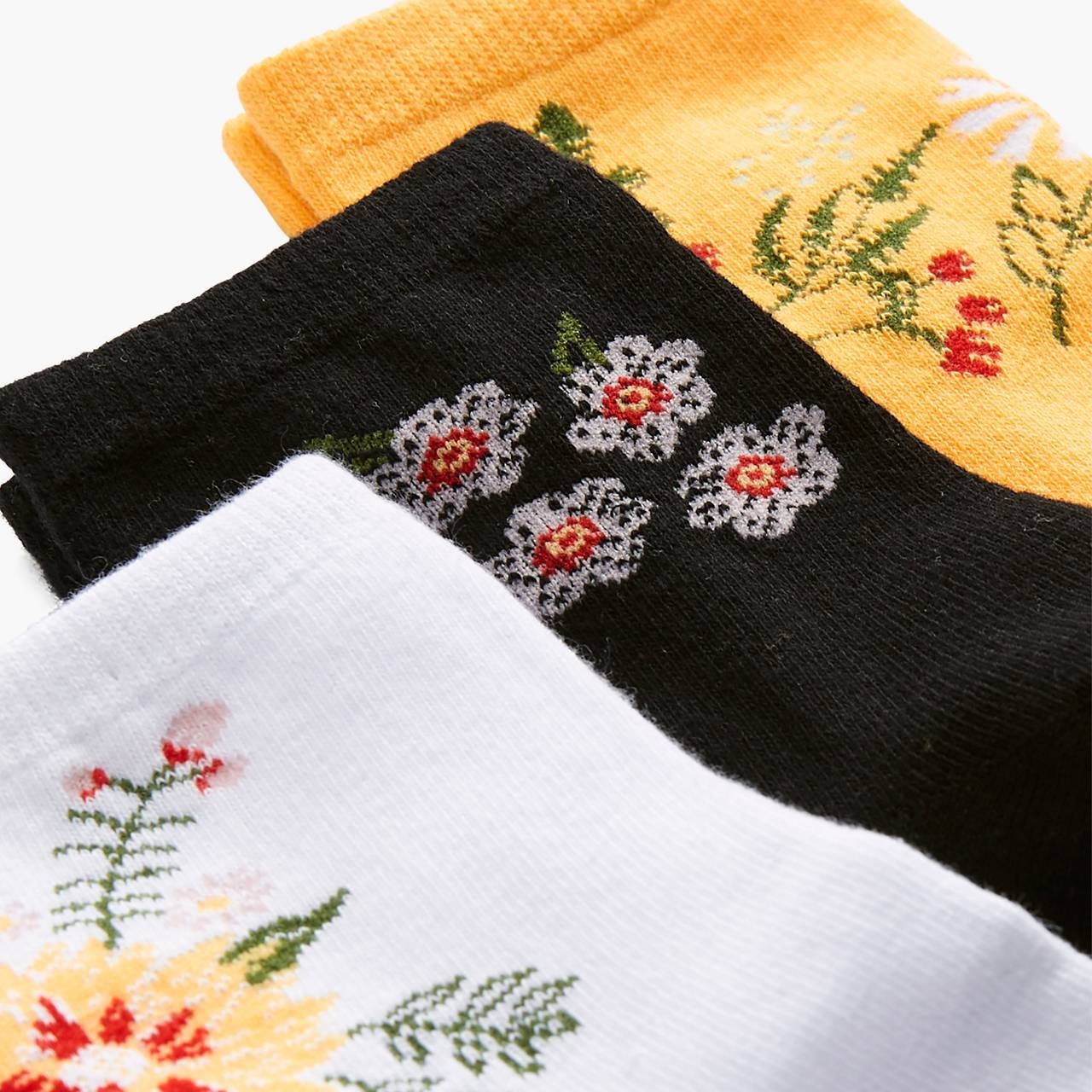 FLOWER FIELD SHORT SOCKS - 2