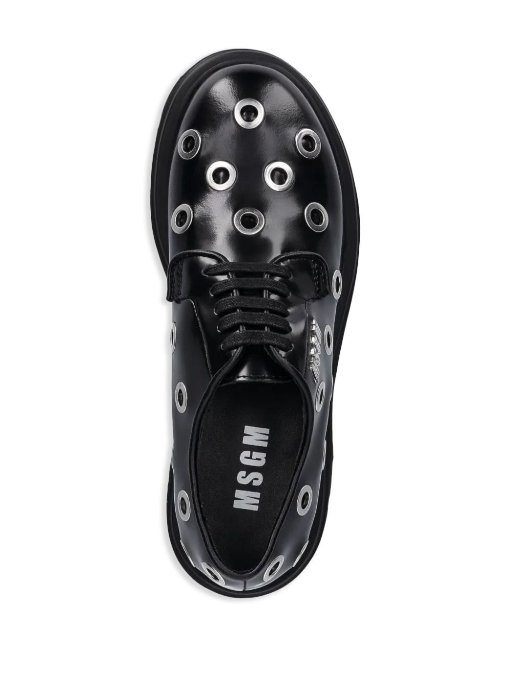 stud-embellished oxford shoes - 4