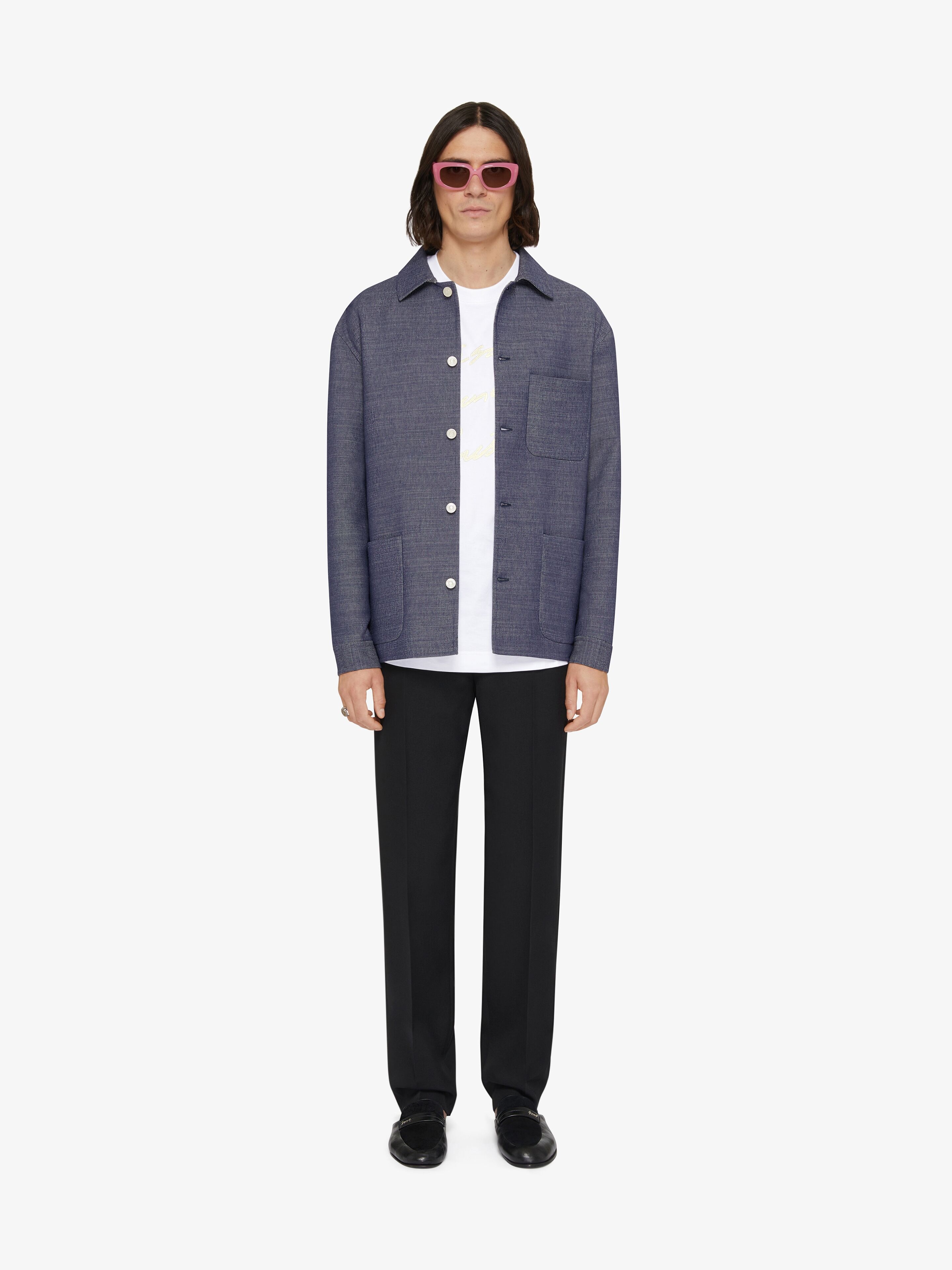 OVERSHIRT IN DOUBLE FACE DENIM - 2
