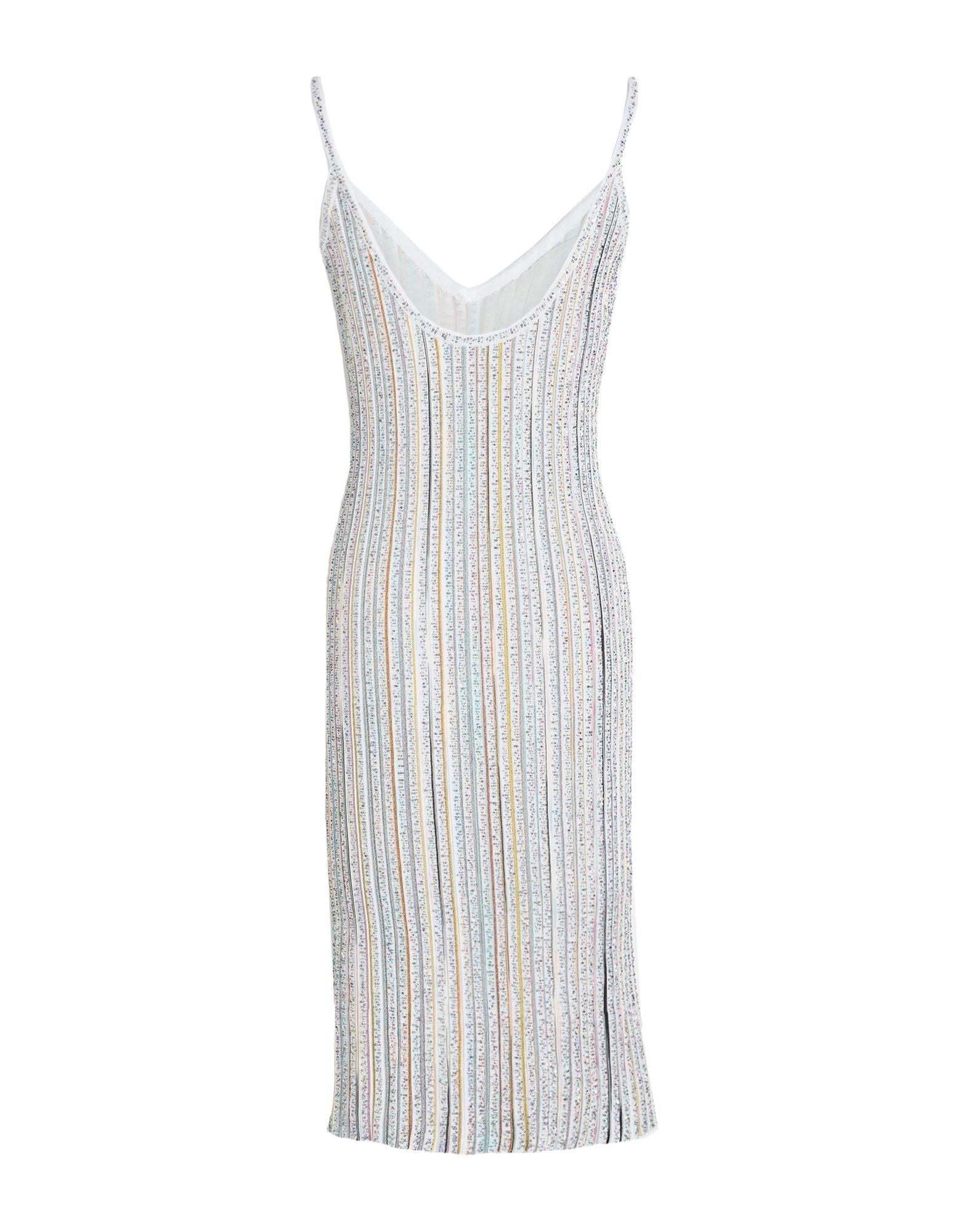 White Women's Midi Dress - 2