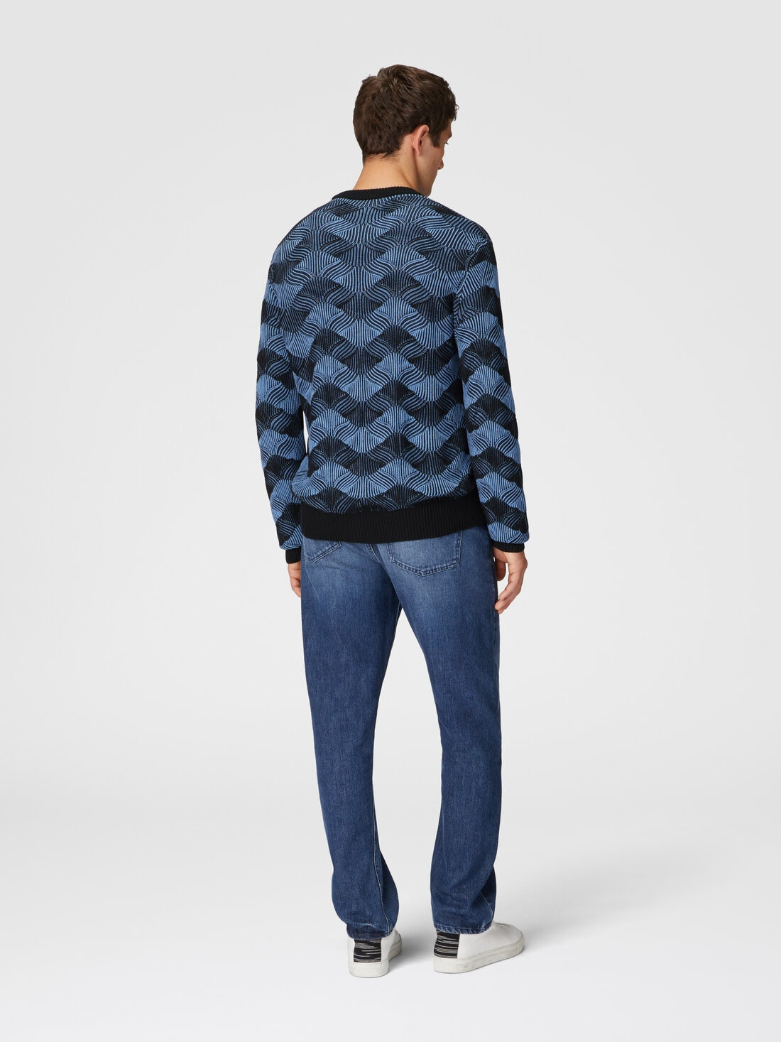 Ribbed crew neck sweater - 3