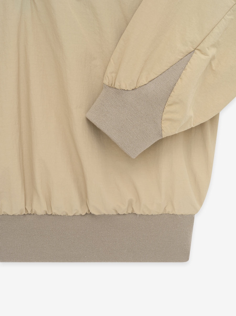Washed Nylon Half Zip Track Jacket - 3