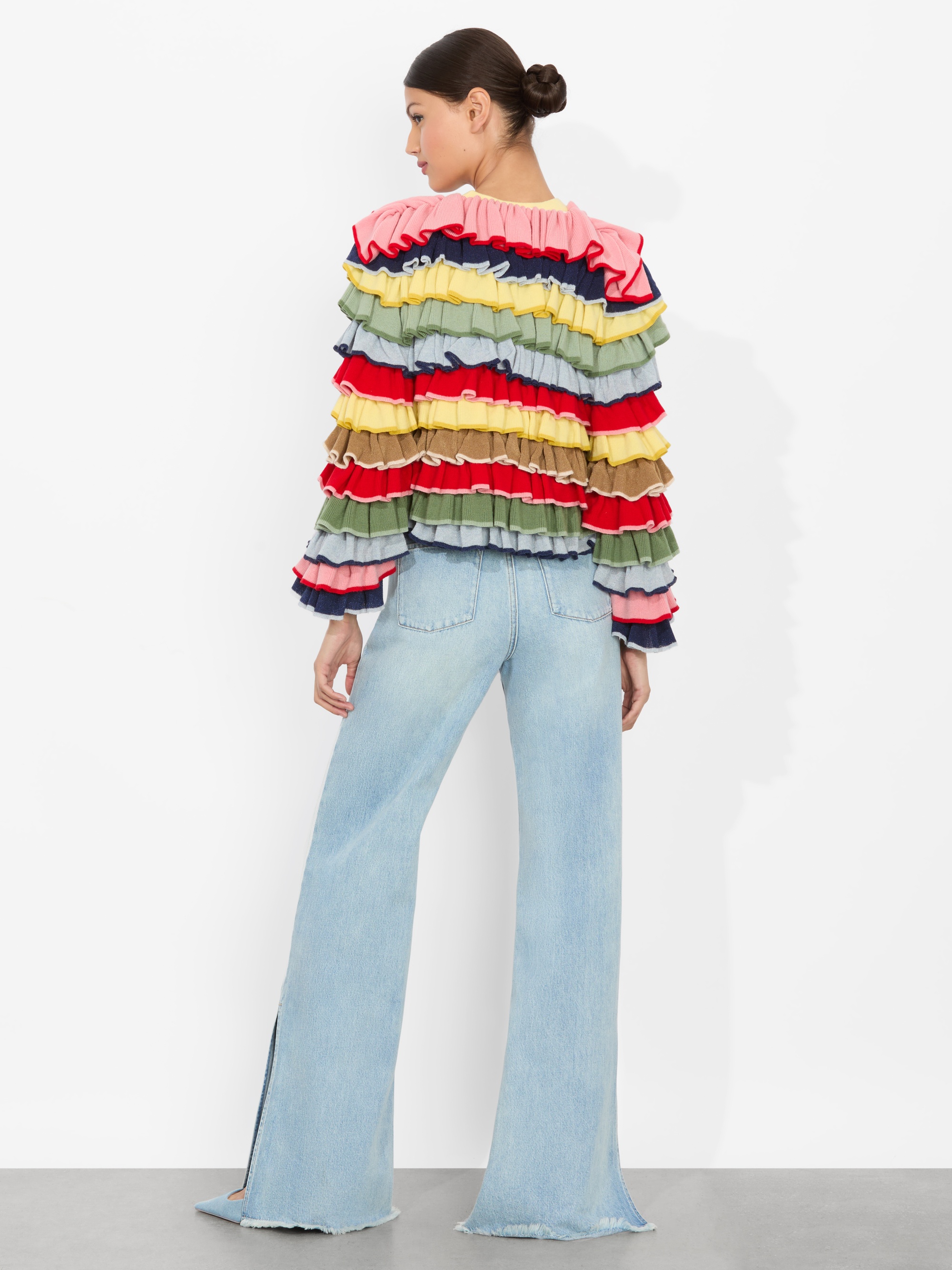 FAWN RUFFLE CARDIGAN - 4