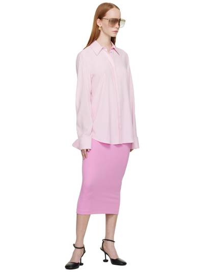 Sportmax Pink Ondina Midi Skirt outlook