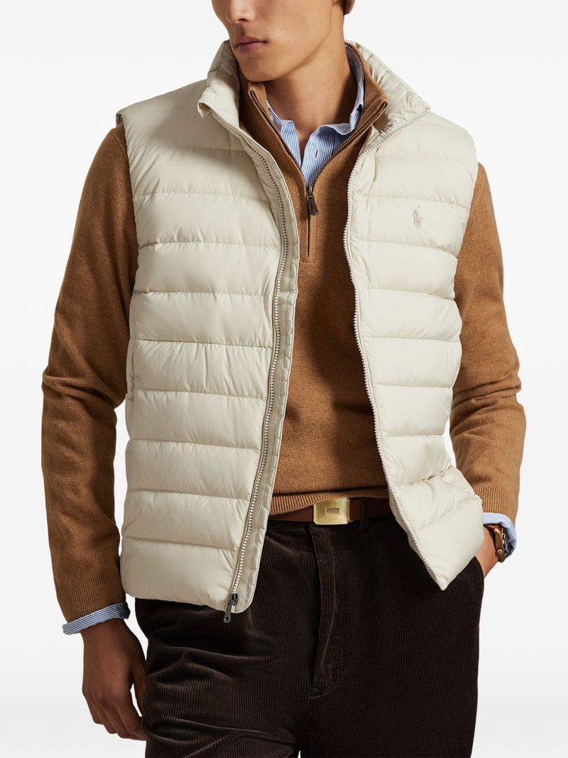 zip padded gilet 3