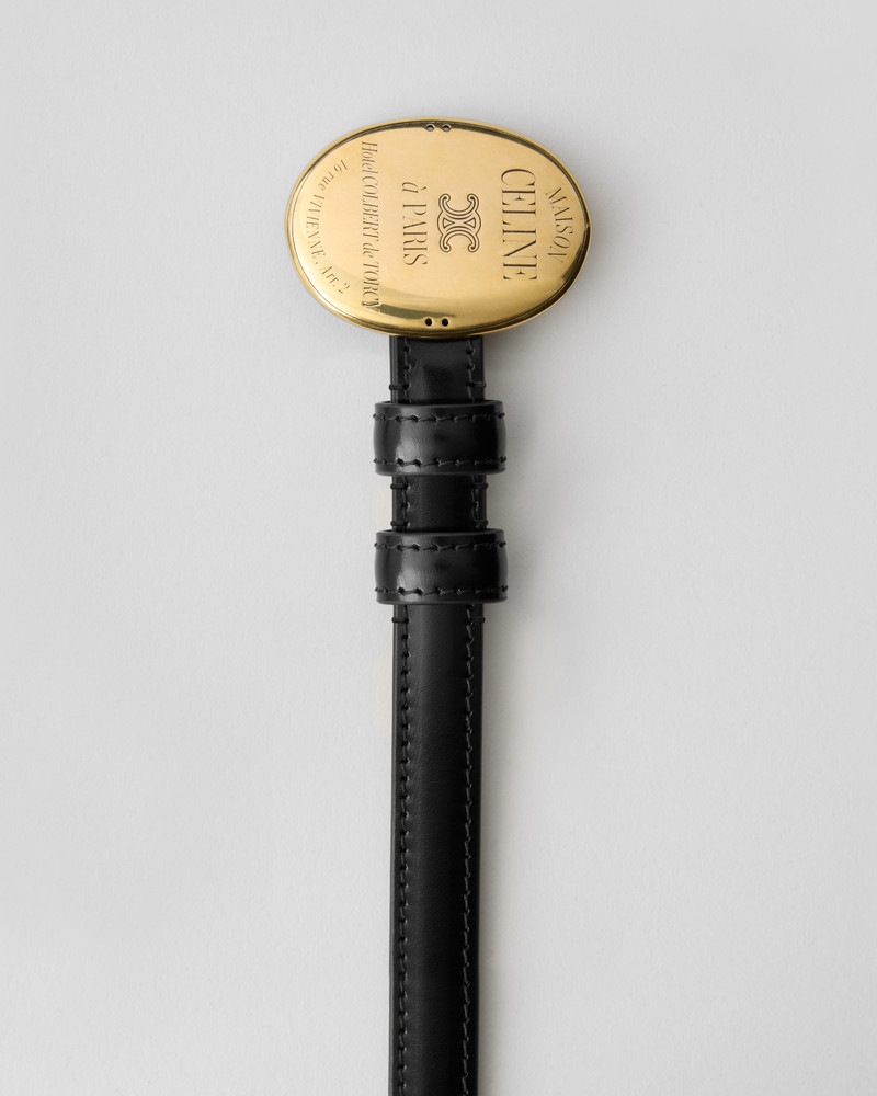 MINI MAISON CELINE BELT IN Taurillon Leather 5