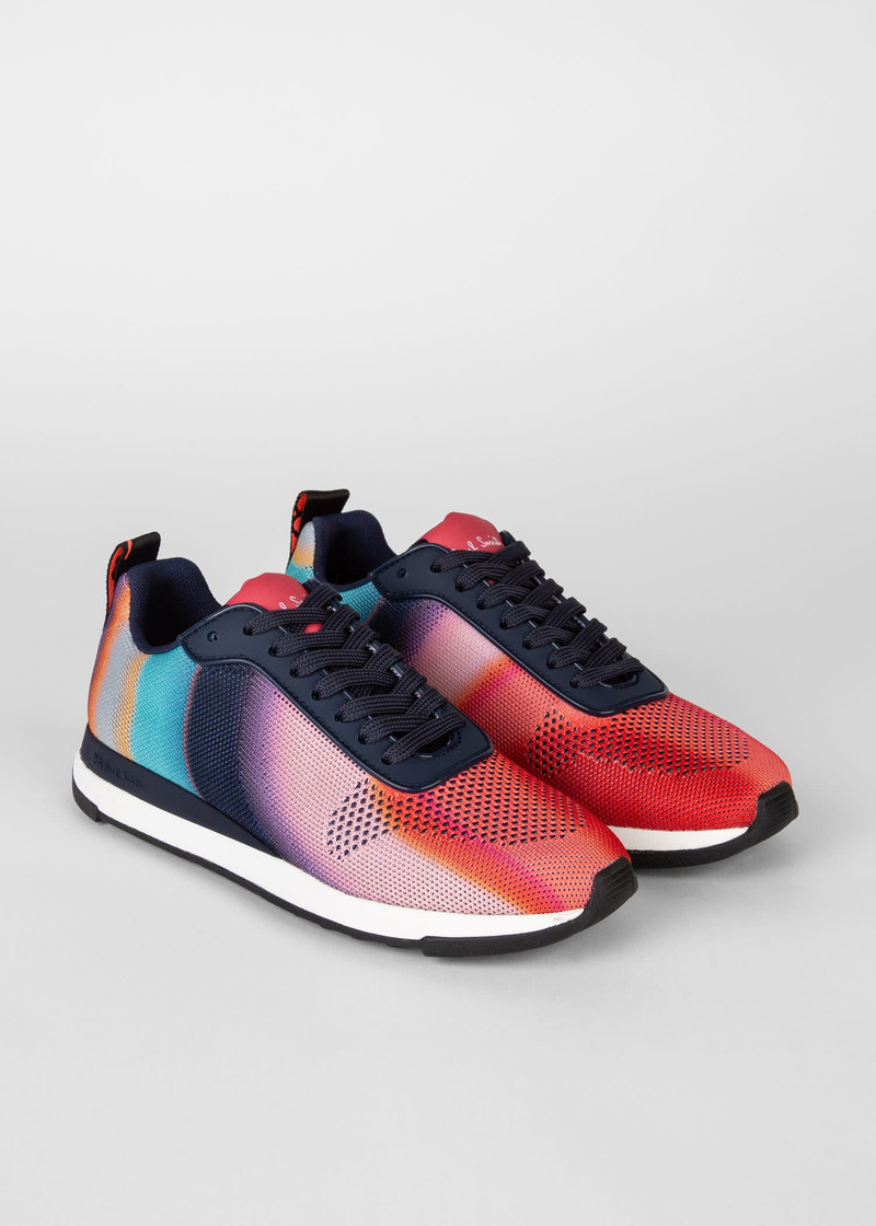 Paul Smith 'Rappid' 'Swirl' Knit Trainers outlook