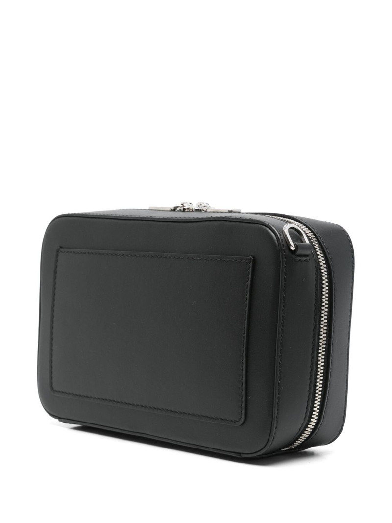 logo-embossed messenger bag 3