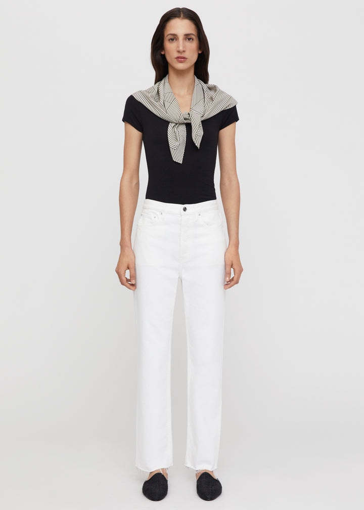 Classic cut denim off-white - 2