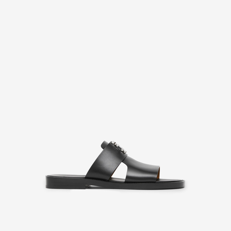 Monogram Motif Leather Sandals 1