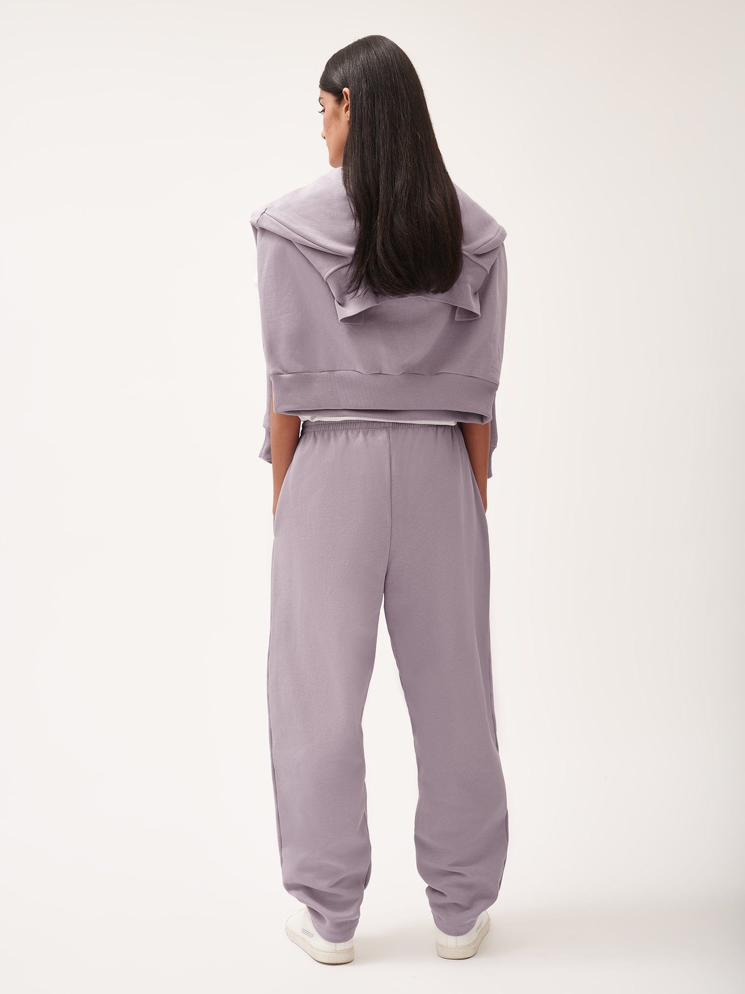 Womens DNA Barrel-Leg Track Pants - Raisin Purple - 3