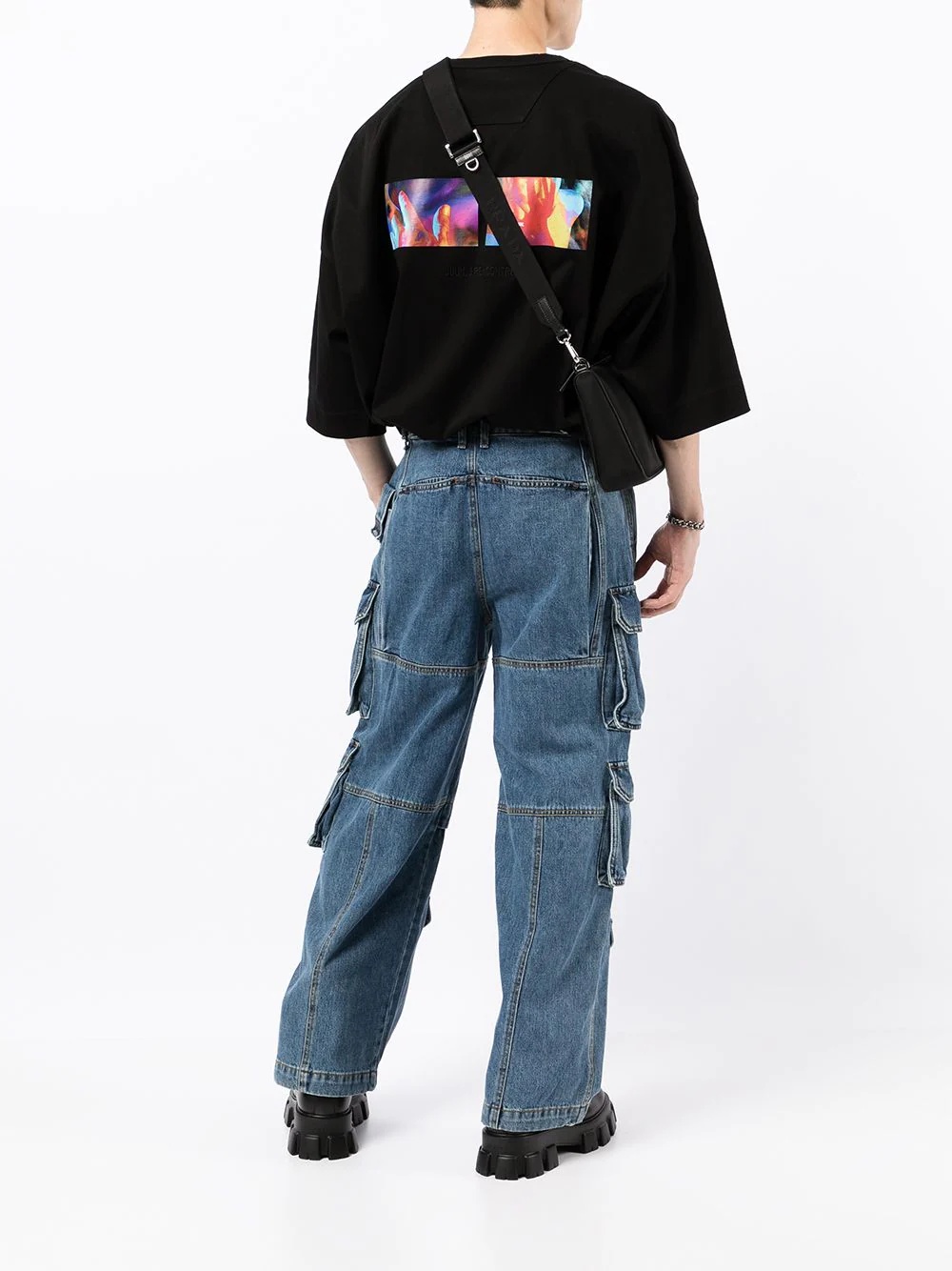 graphic-print oversize T-shirt - 2