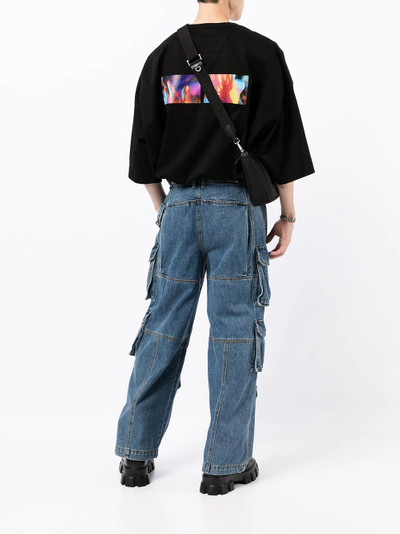 JUUN.J graphic-print oversize T-shirt outlook