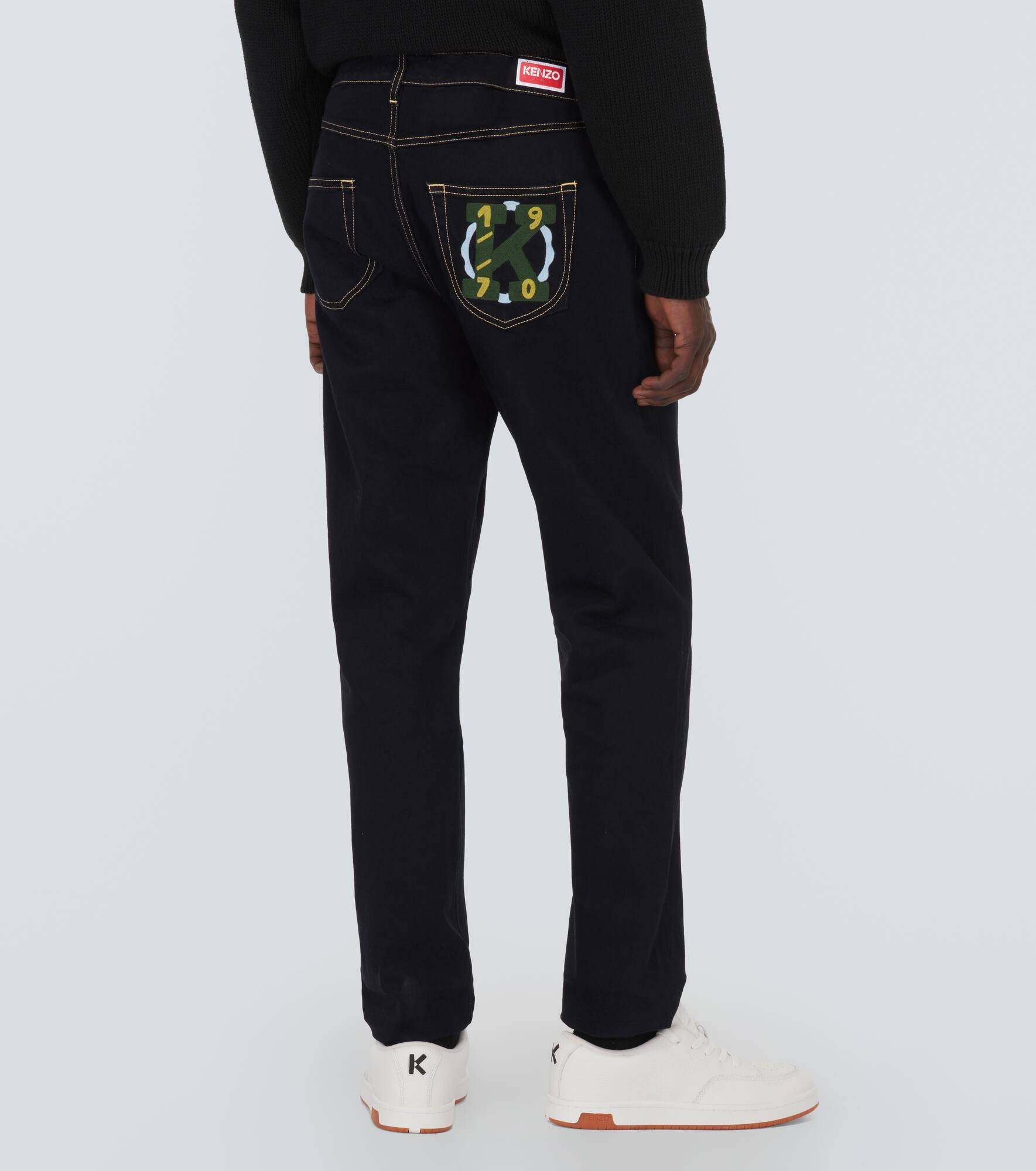 Bara mid-rise straight jeans - 4