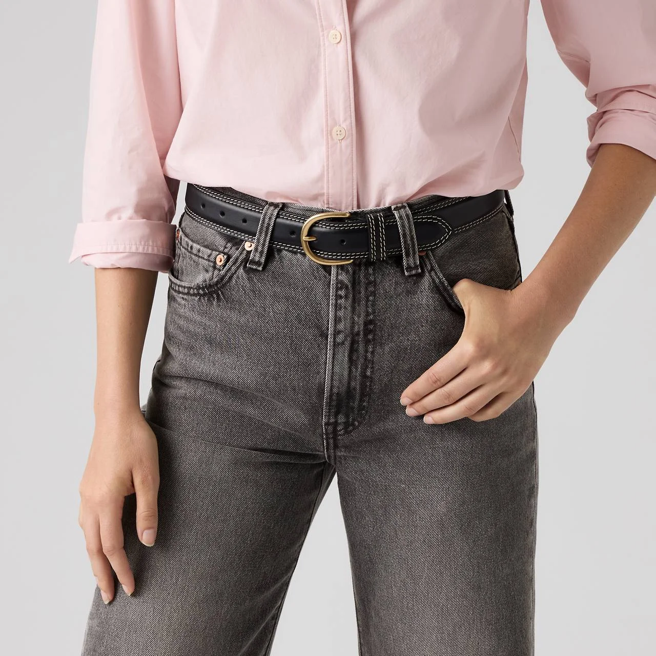 OLIVIA CLASSIC FEATHER EDGE BELT - 1