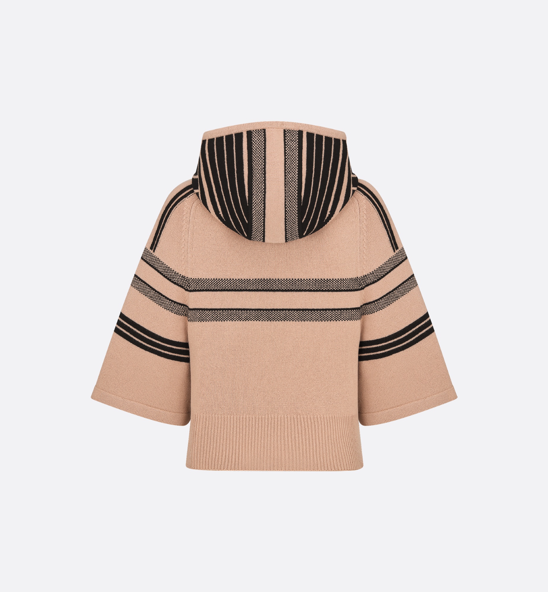DiorAlps Three-Quarter Sleeve Hooded Sweater - 2