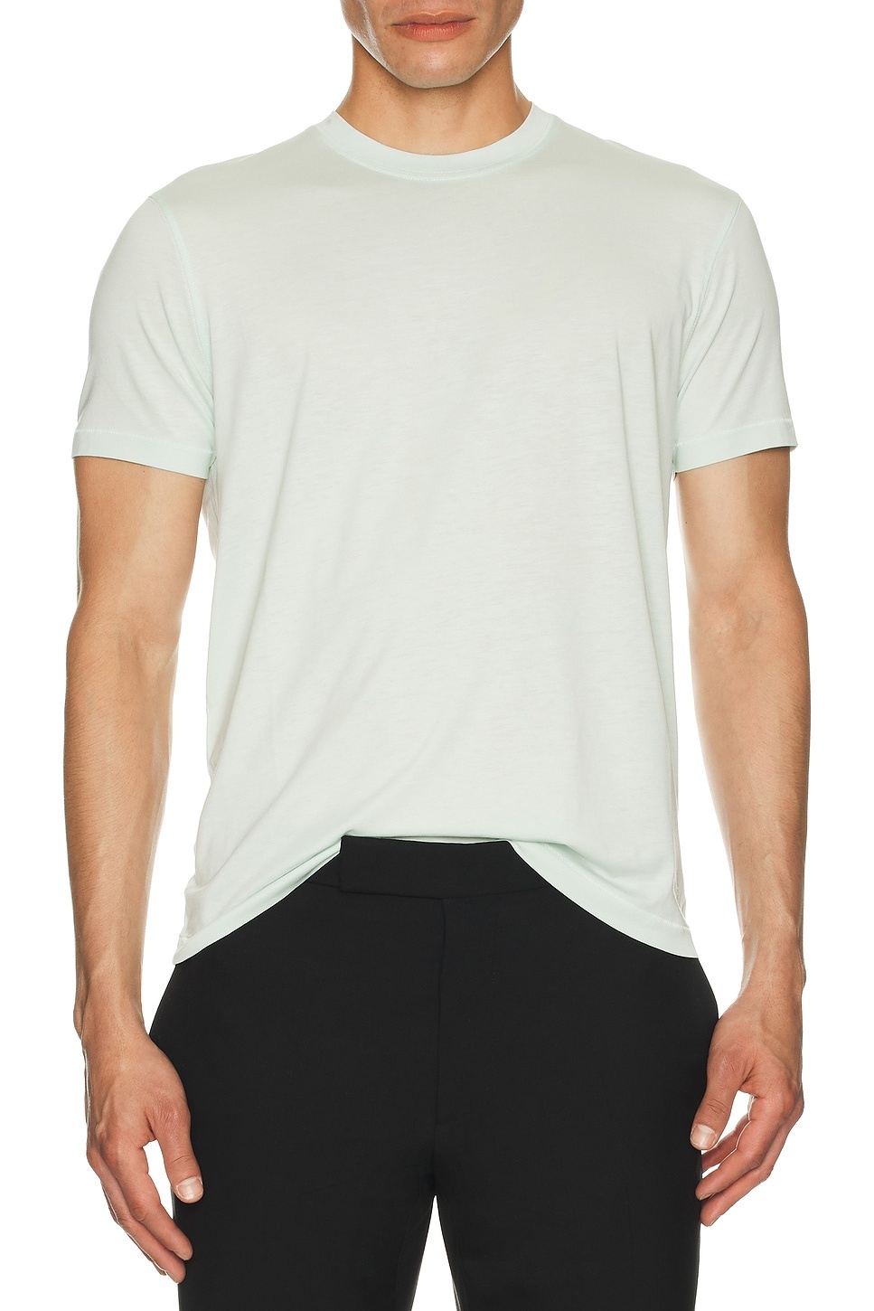 Lyocell Cotton Crewneck T-Shirt - 3