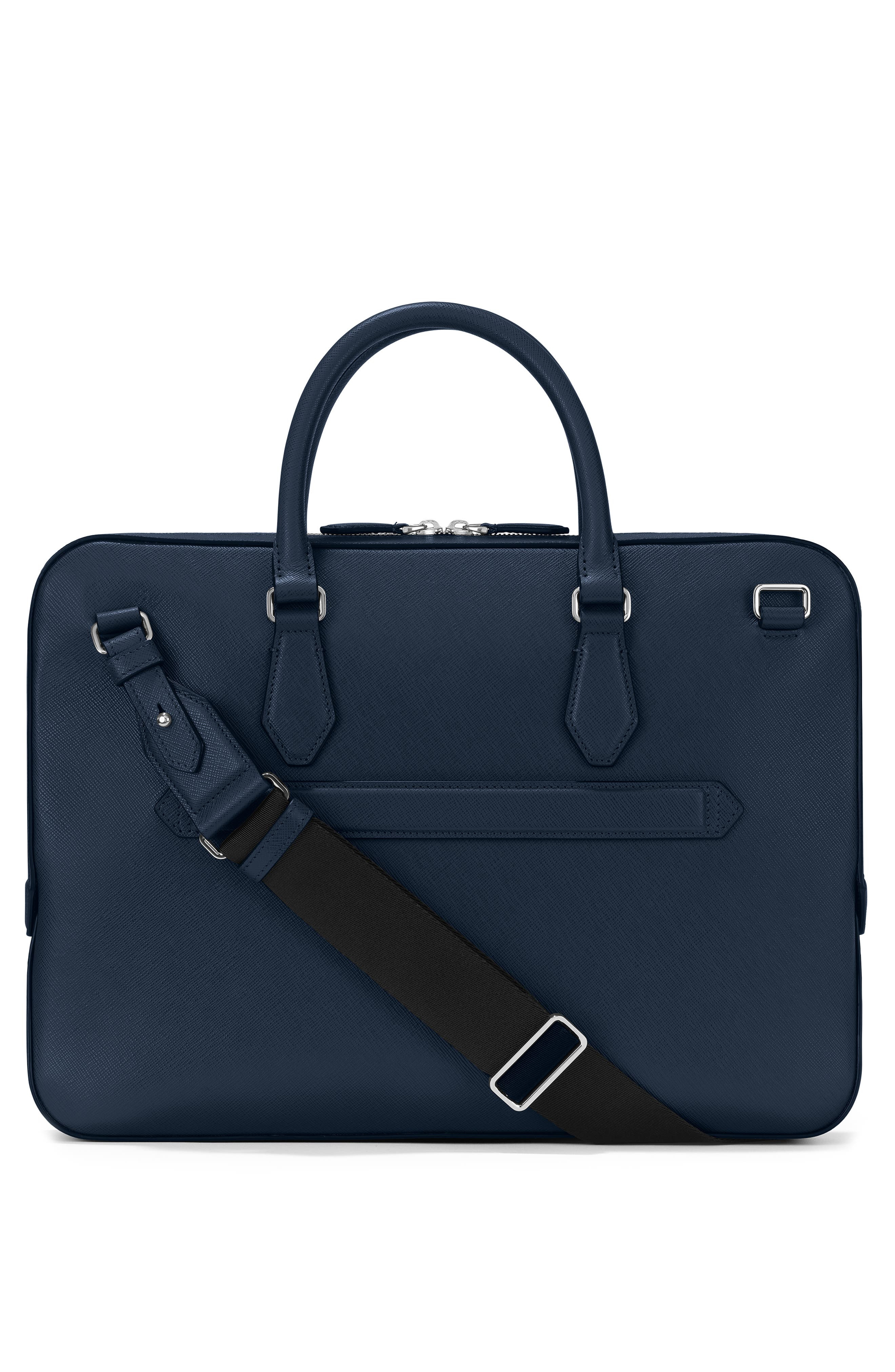Montblanc Sartorial Leather Document Case in Ink Blue at Nordstrom - 2
