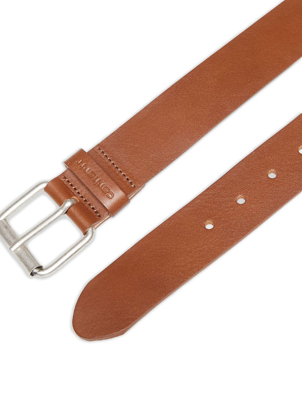 Script leather belt - 2