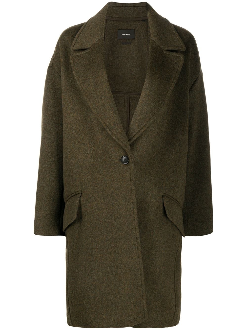 single-breasted sack coat - 1