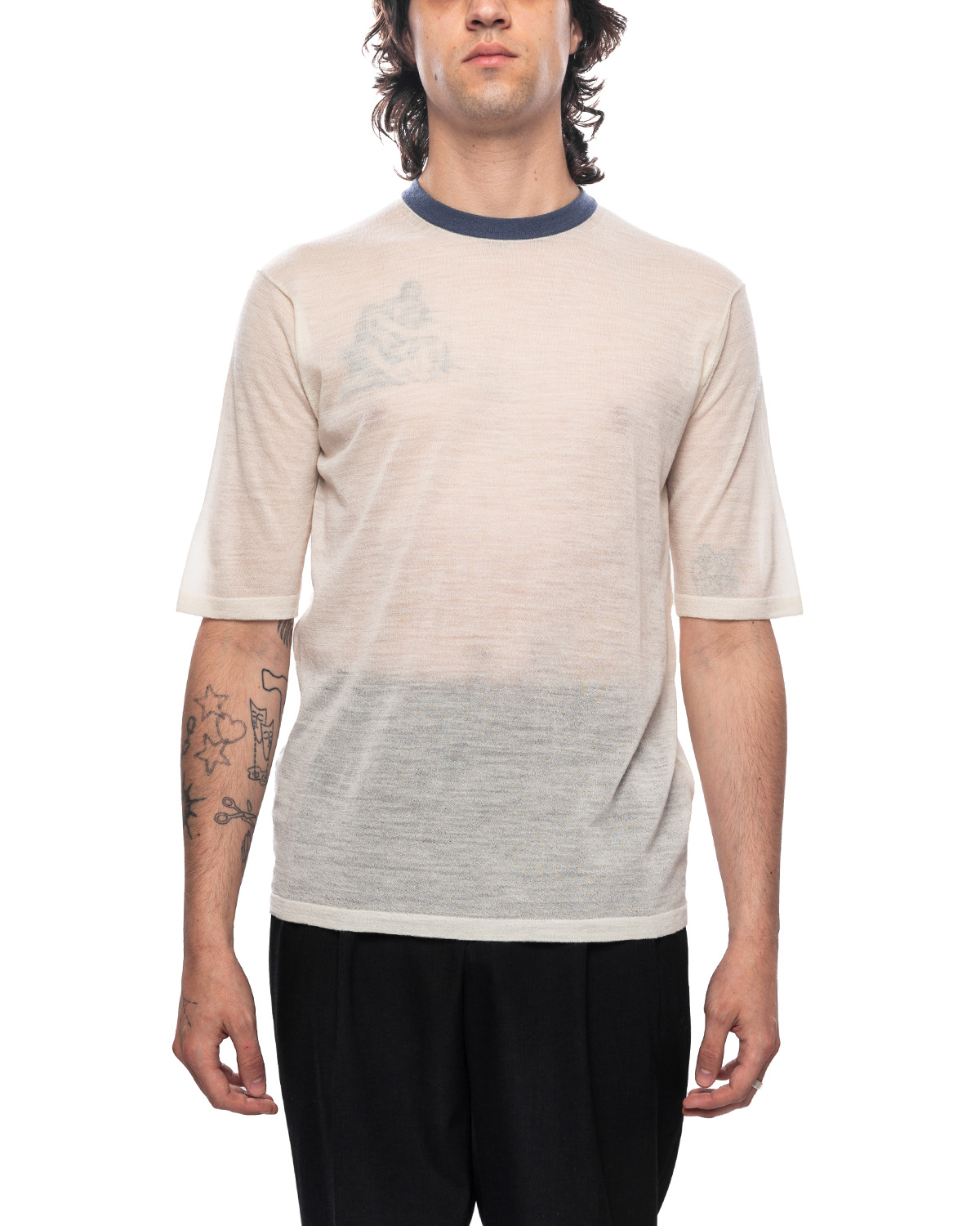 トップス AURALEE HIGH GAUGE WOOL SILK KNITT-SHIRT AURALEE HARD TWIST HIGE GAUGE WOOL SILK KNIT TEE – Chum!