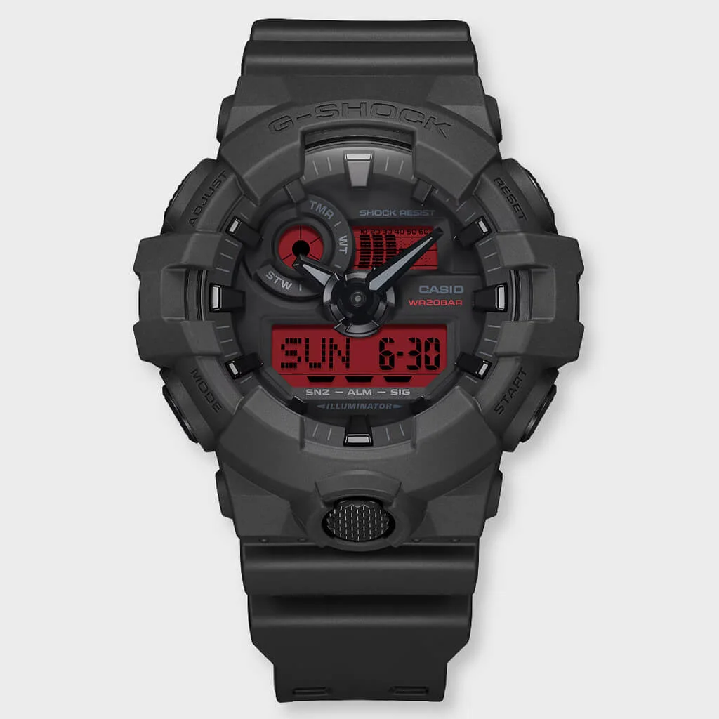 GA700BBR-1A - BLACK/RED - 1