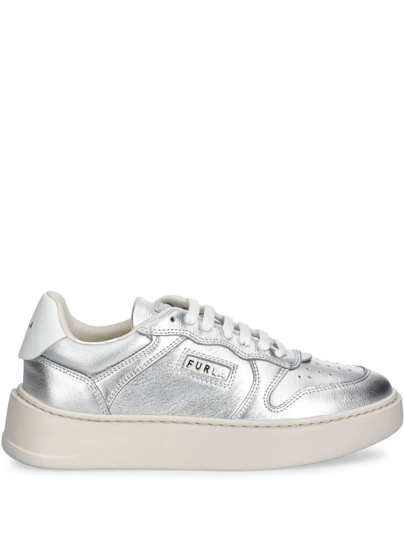 metallic effect trainers 1