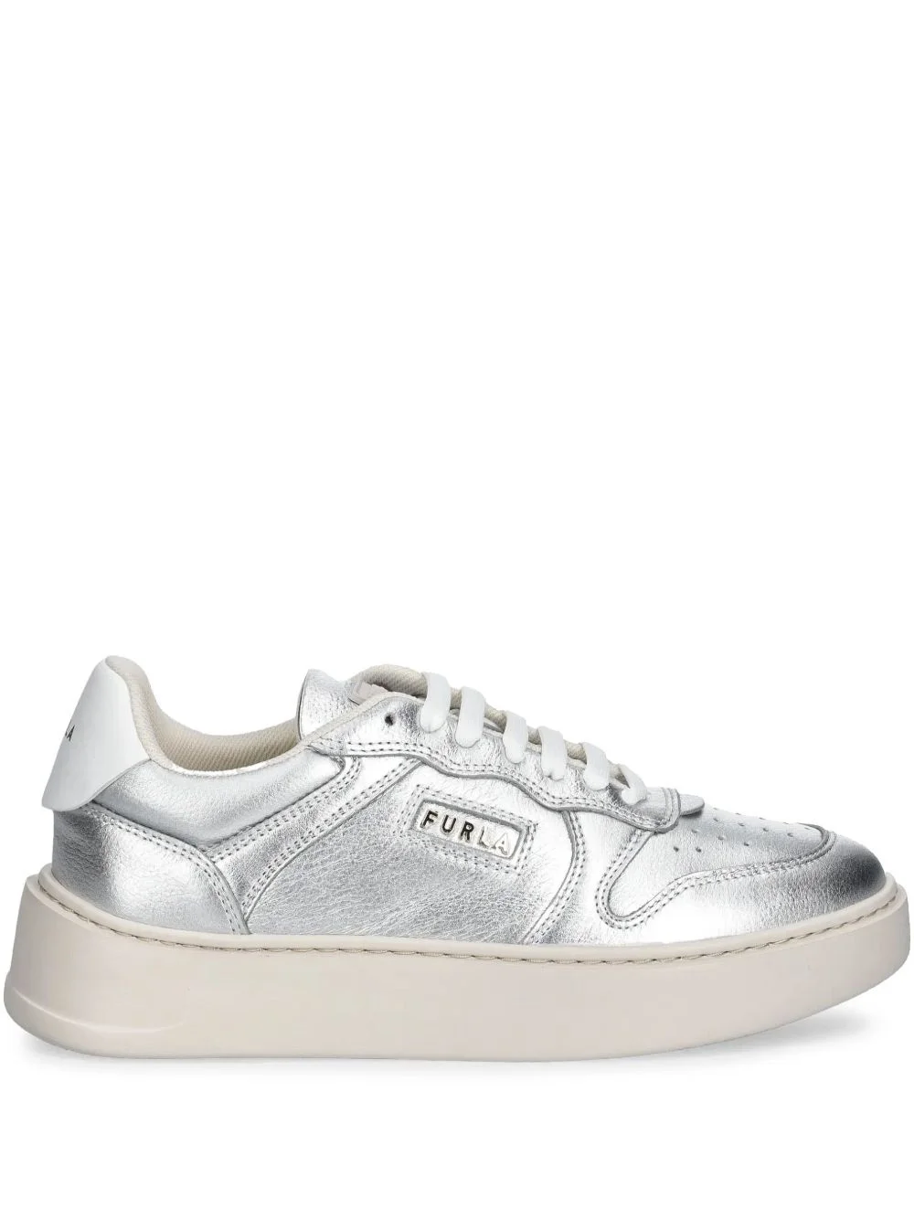 metallic effect trainers - 1