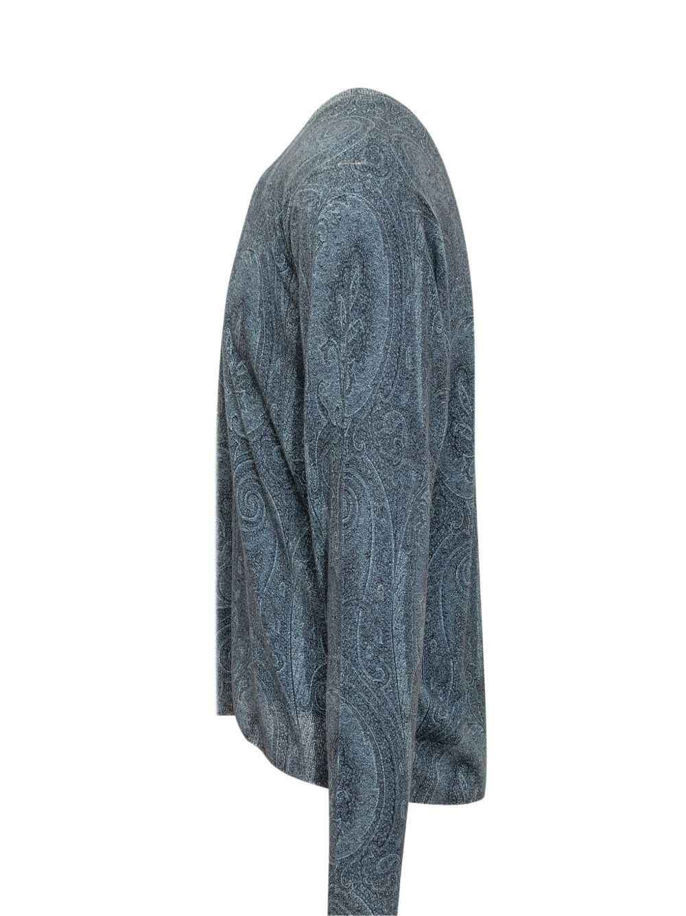 paisley crew-neck sweater - 3