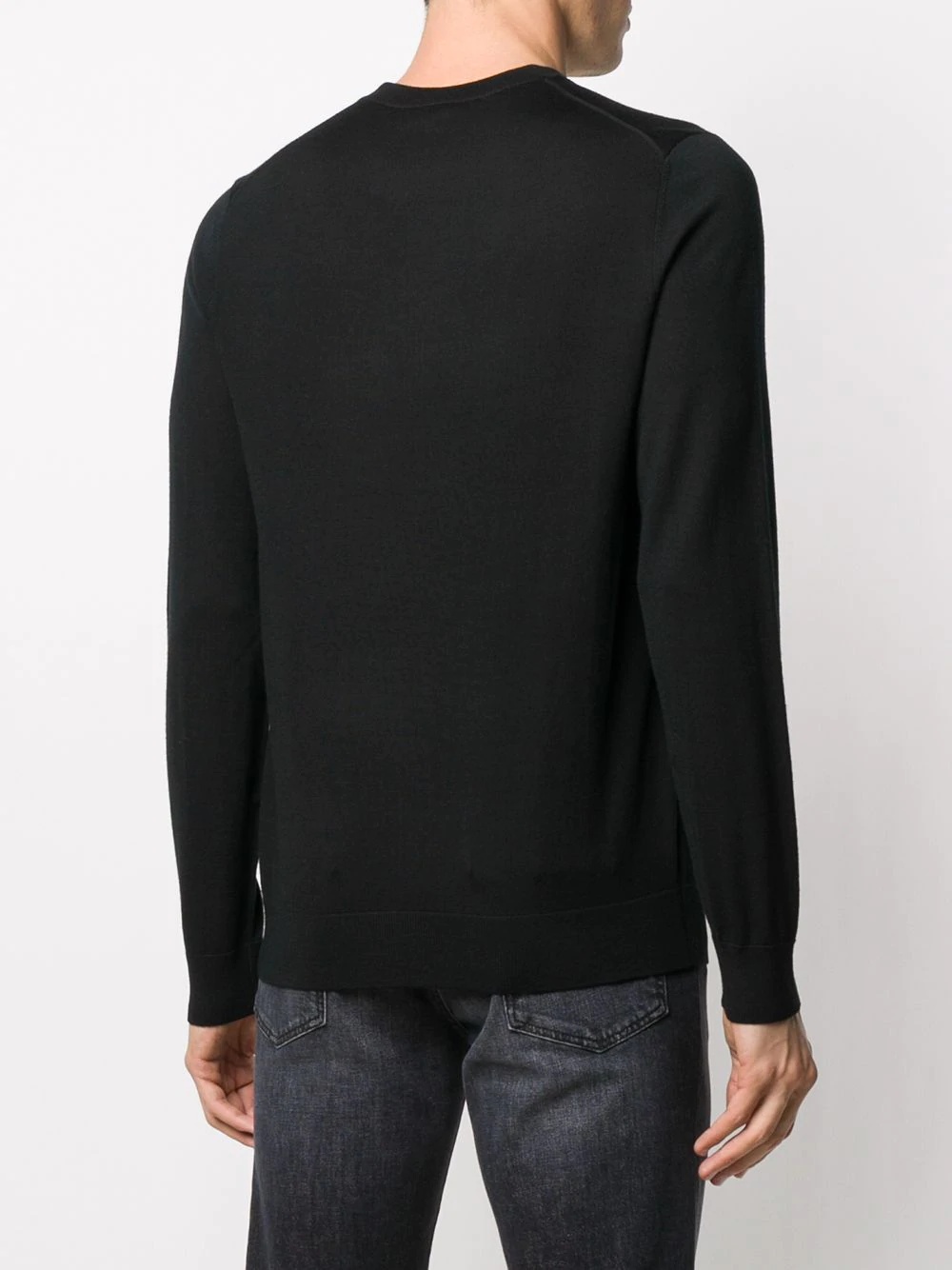 artist-stripe crew neck sweater - 4