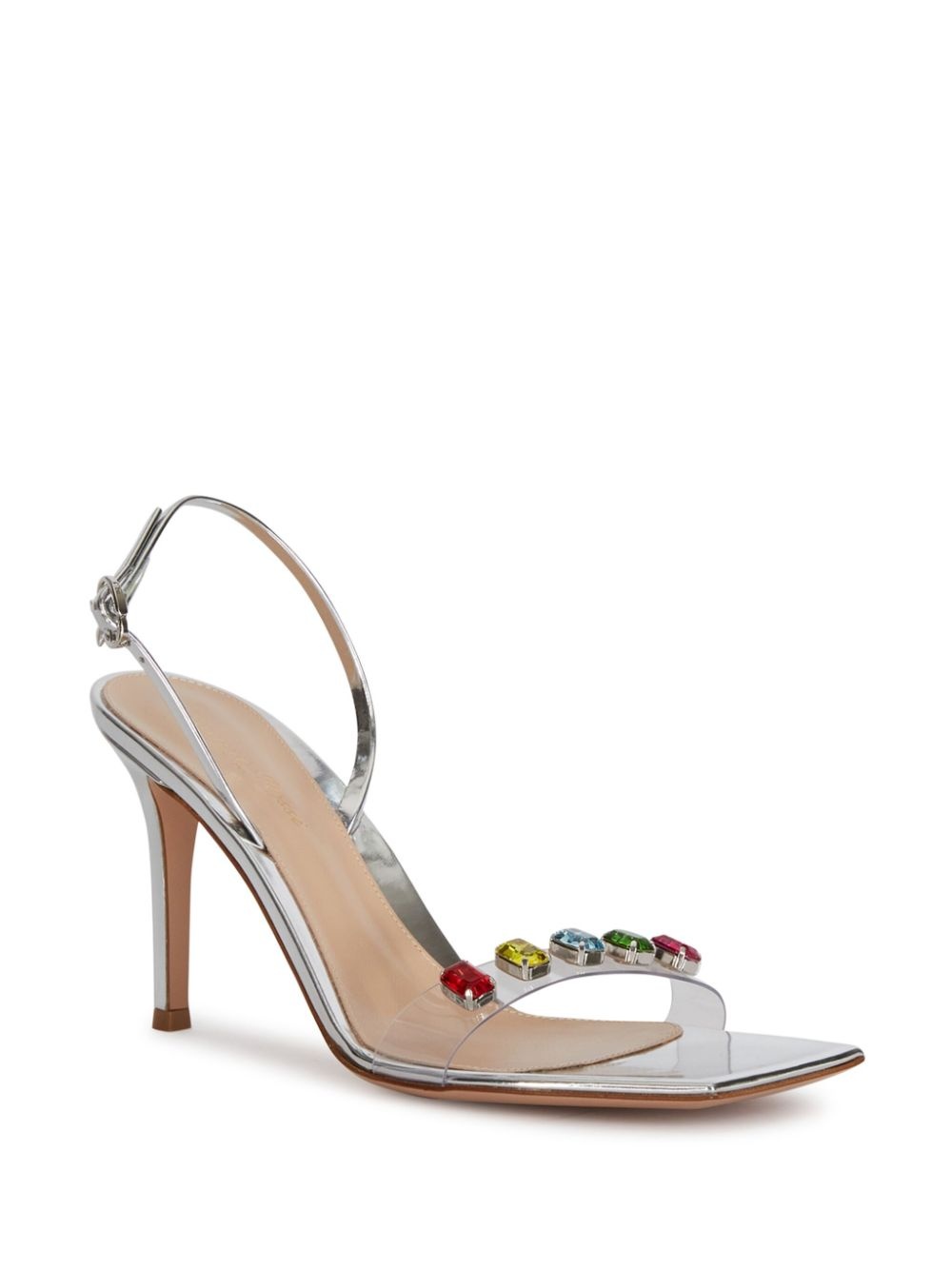 105mm crystal-embellished sandals - 2