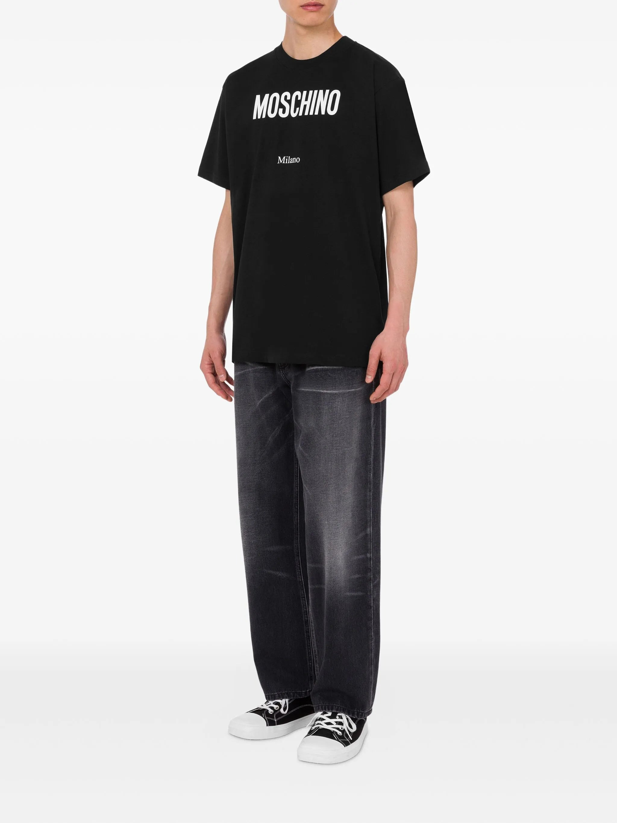 Moschino Logo-print Crew-neck T-shirt - 2
