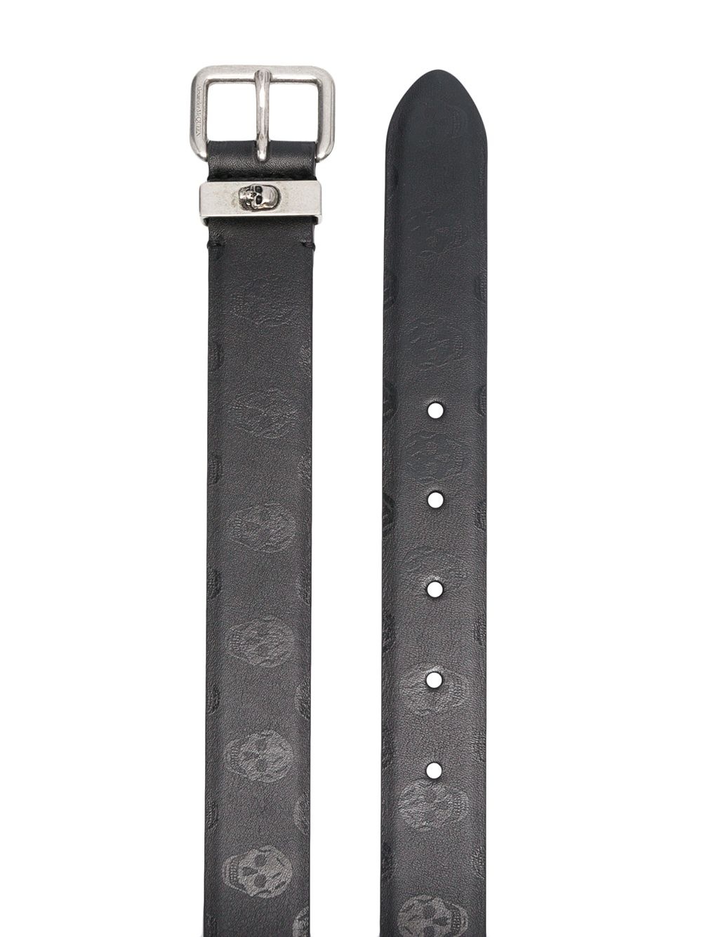 skull-print belt - 2