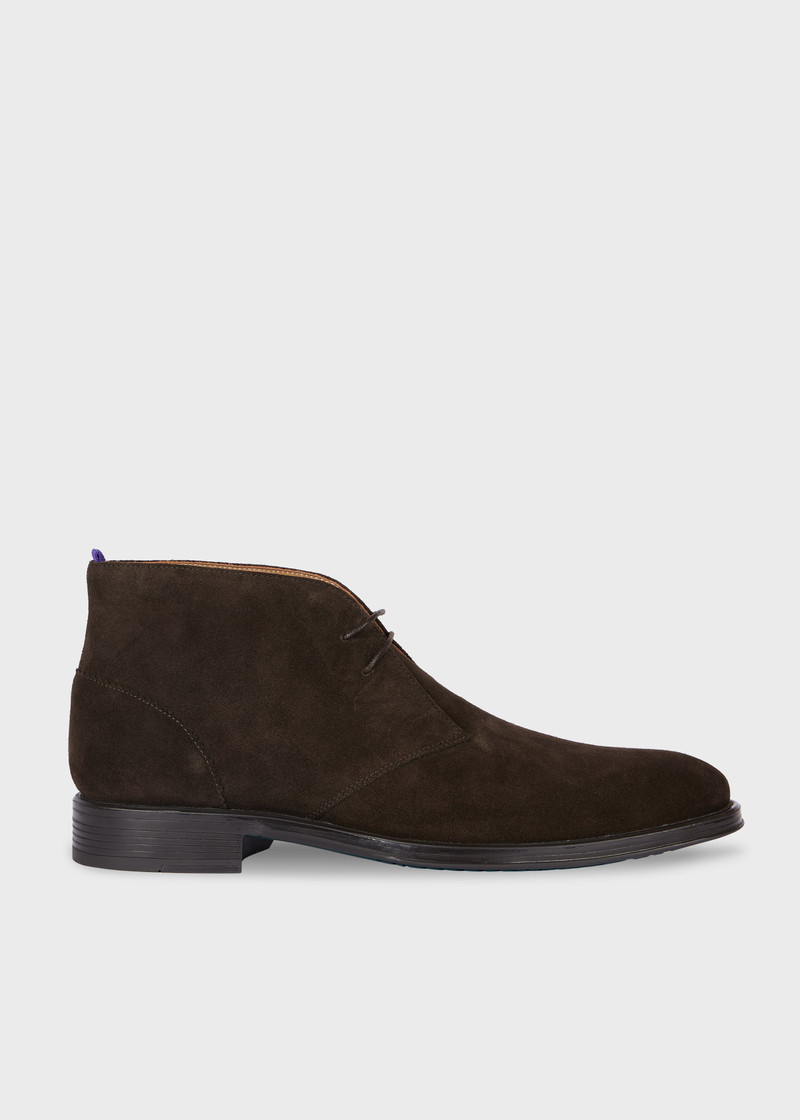 Dark Brown Suede 'Wilbur' Boots 1