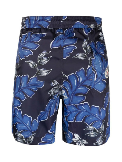 Moncler floral-print swim shorts outlook