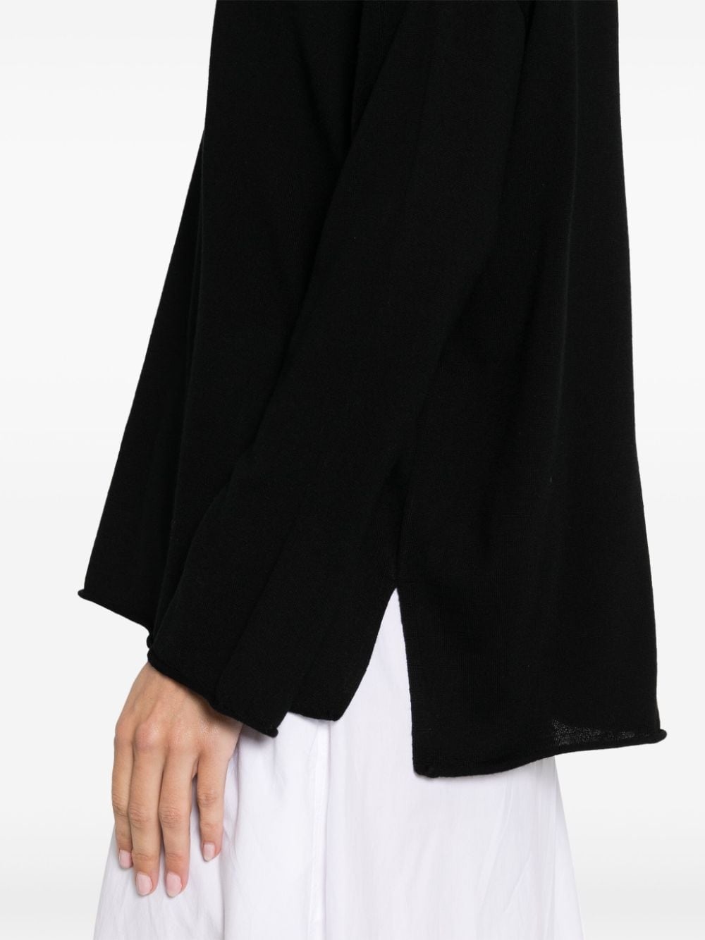 boat-neck virgin-wool jumper - 5