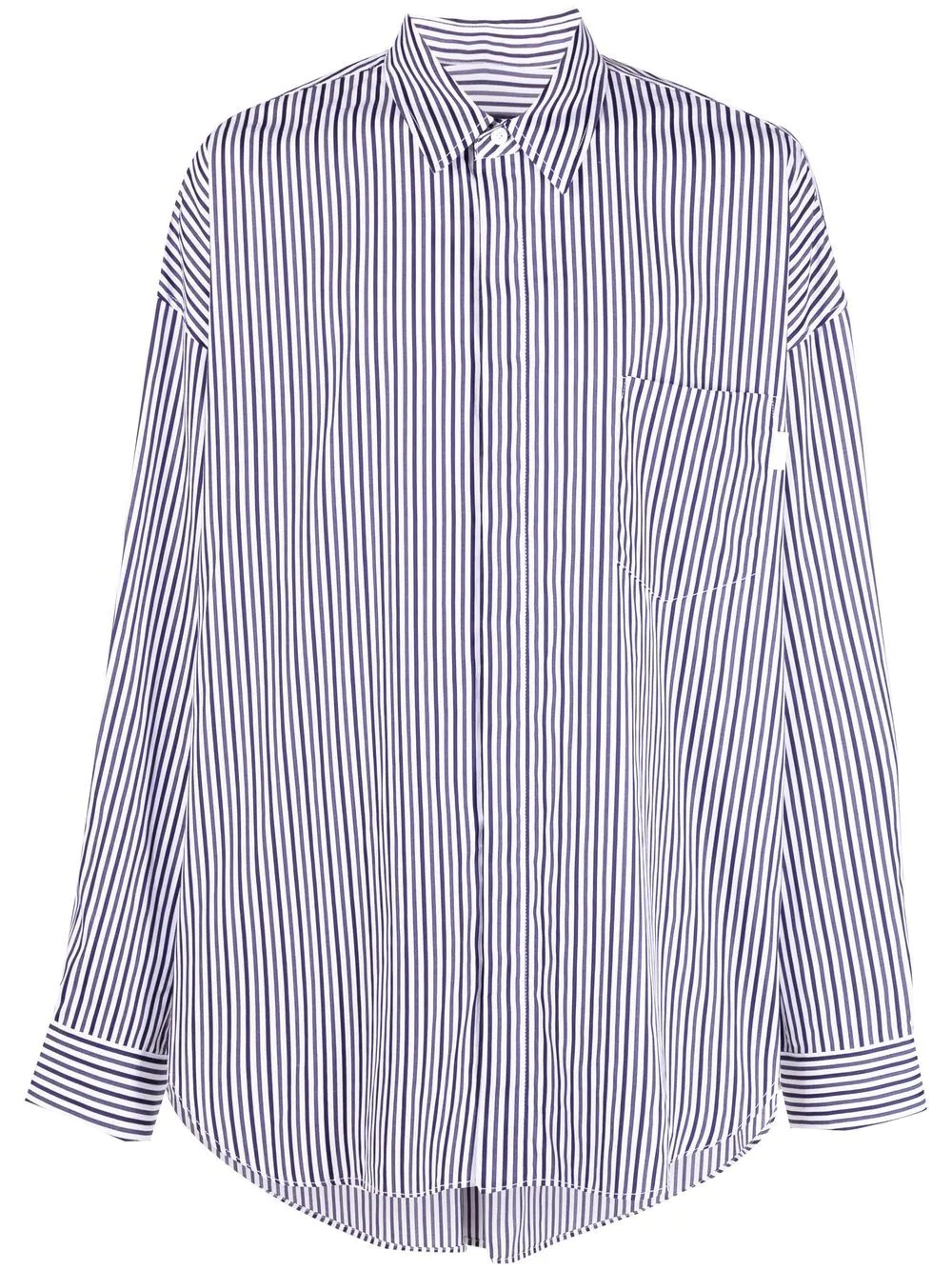 striped cotton shirt - 1