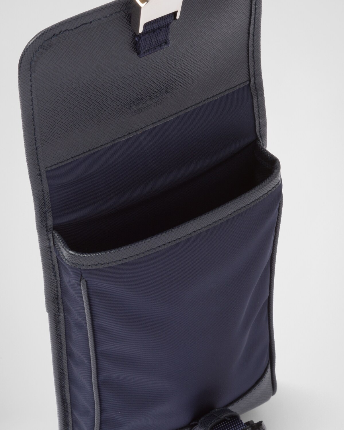 Re-Nylon and Saffiano leather smartphone case - 5