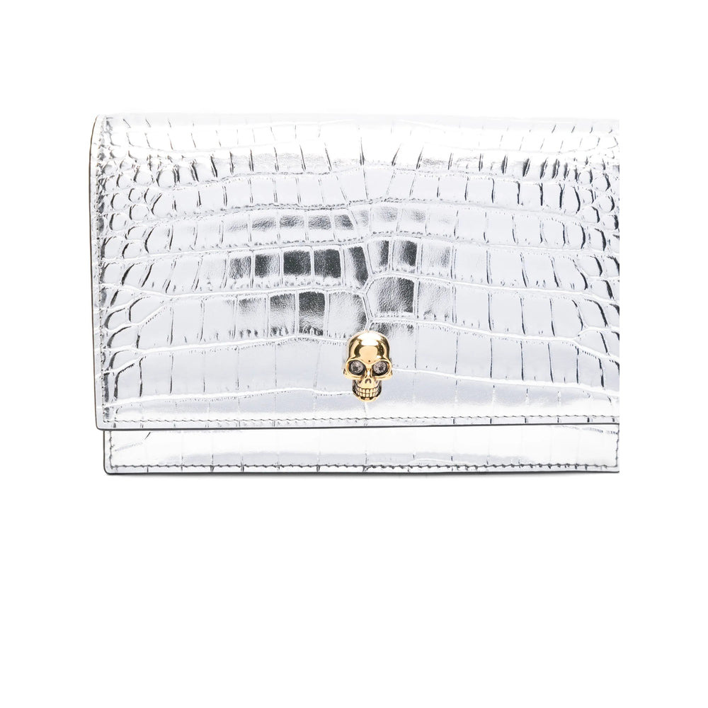 Alexander Mcqueen Silver Satchels & Cross Body Bags Women - 4