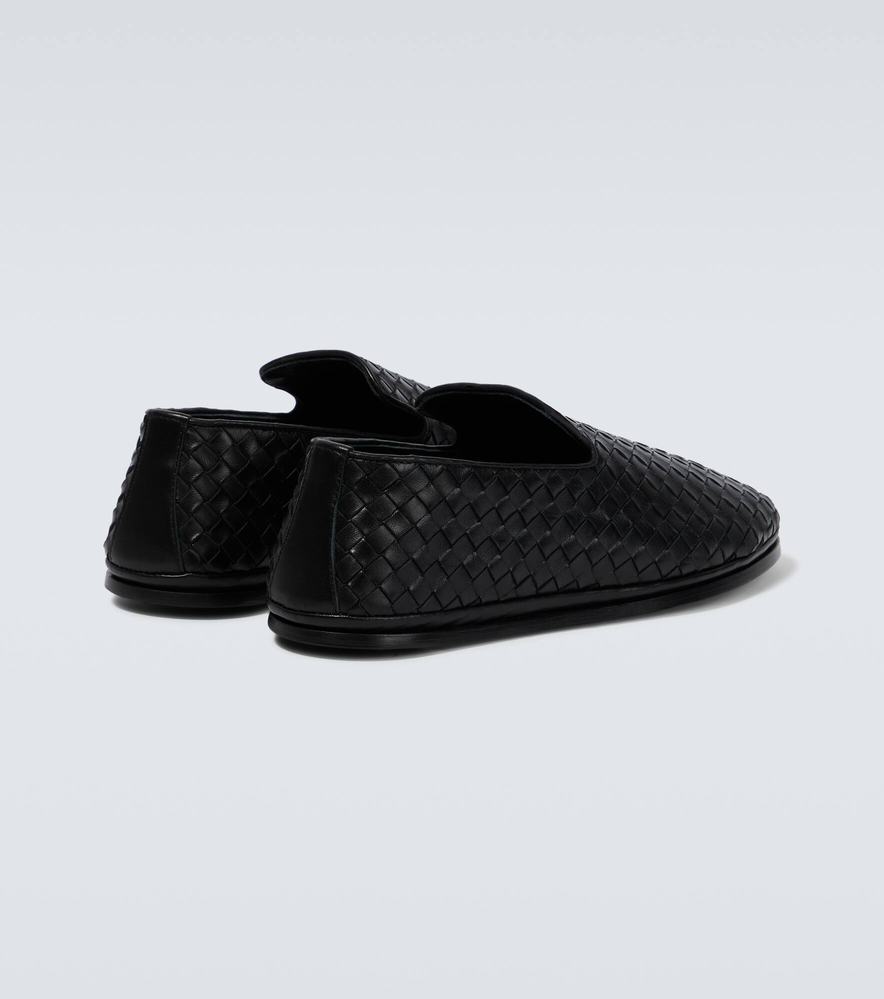 Intrecciato leather loafers - 6