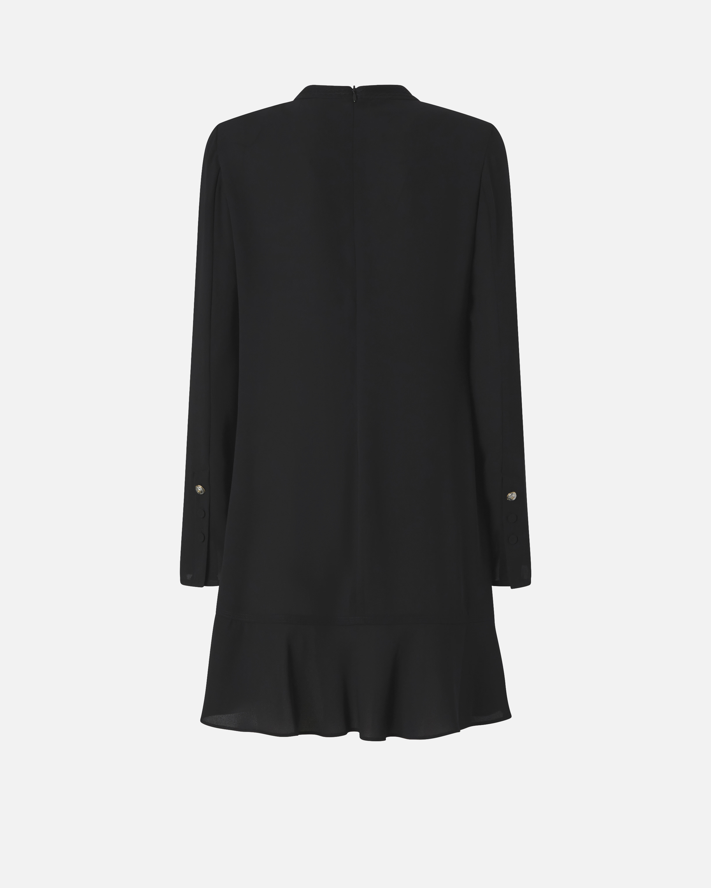 SOFT SHORT TECHNICAL CREPE DRESS - 7