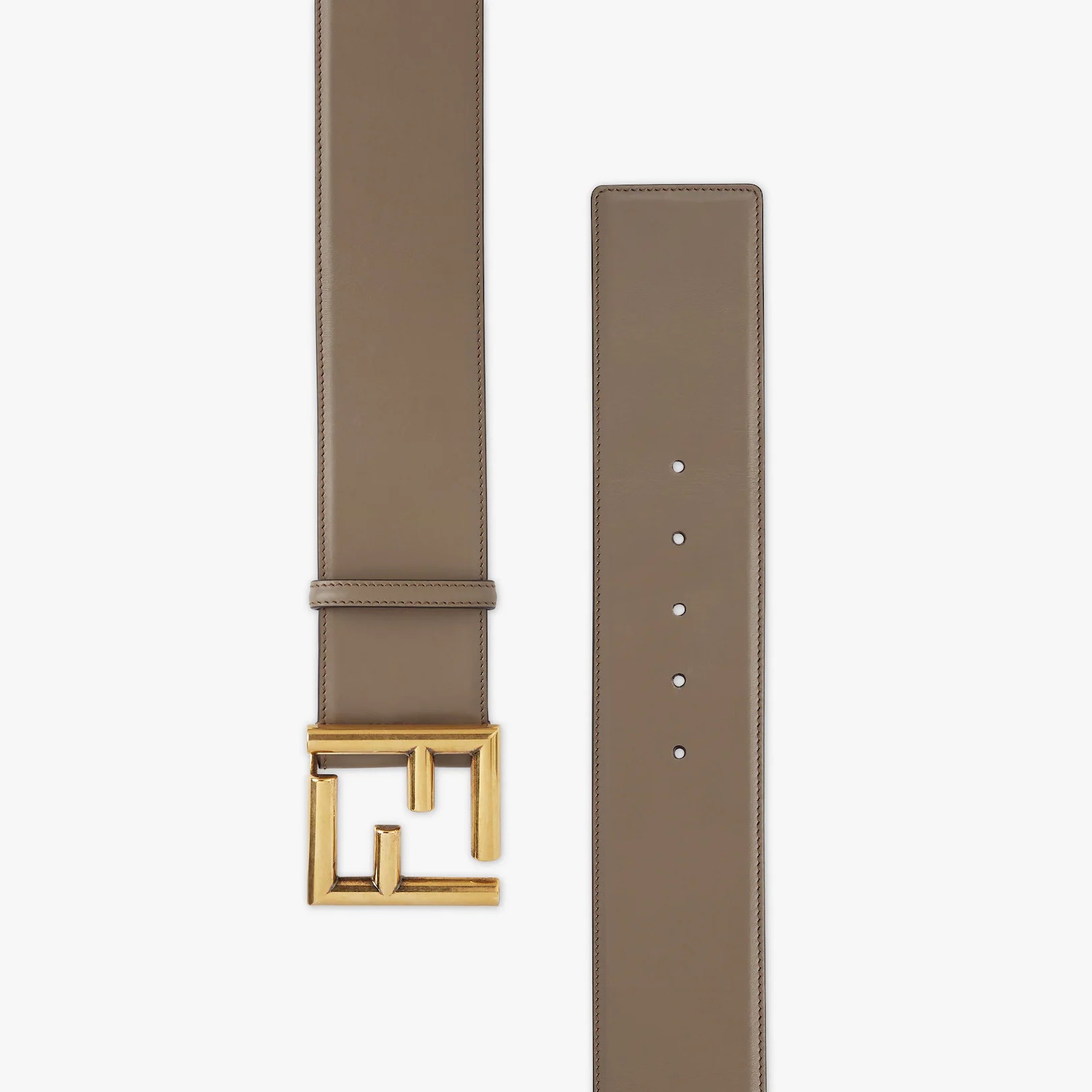 Brown leather belt - 2
