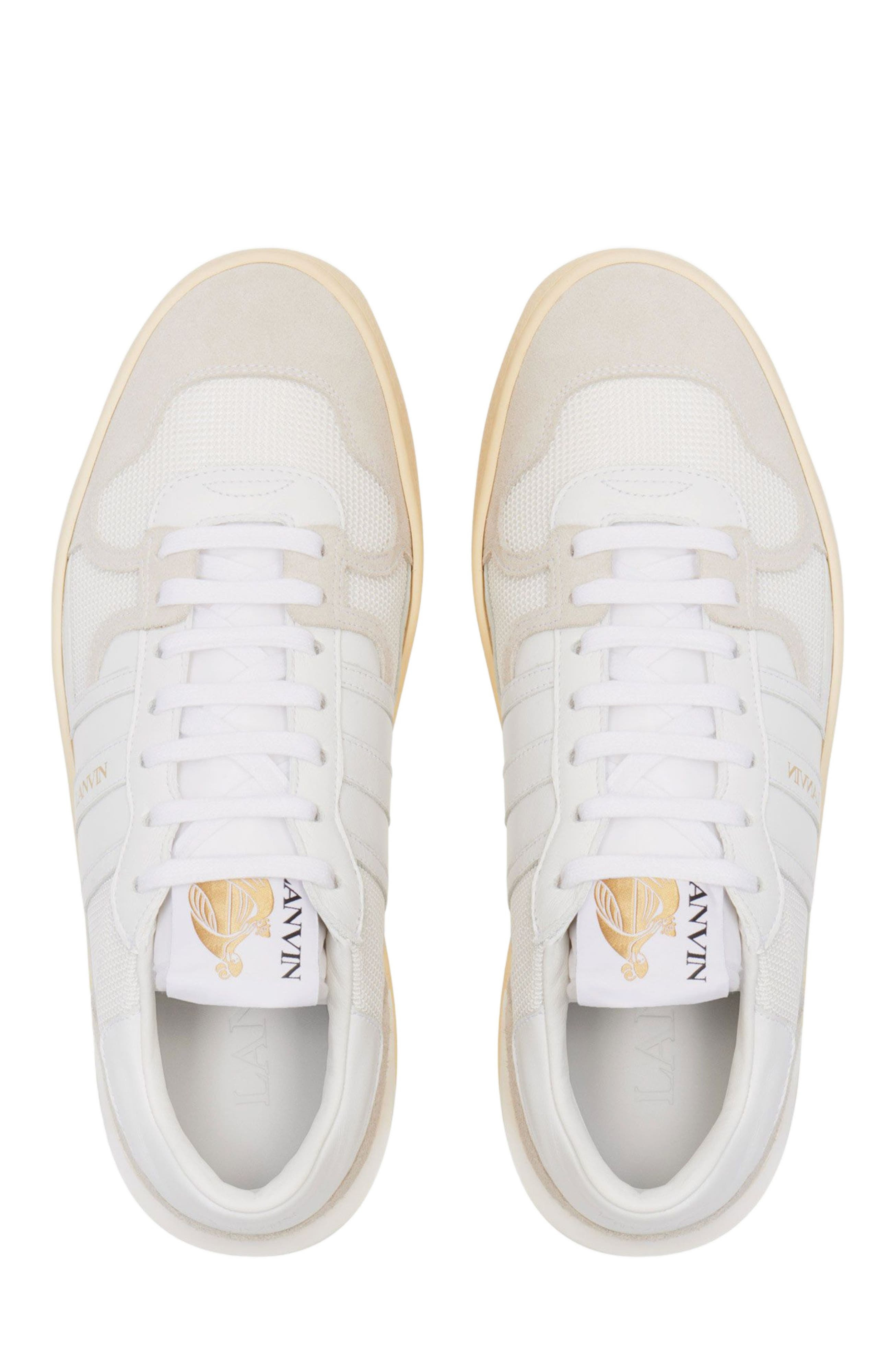 Lanvin CLAY MESH SNEAKERS in White at Nordstrom - 4