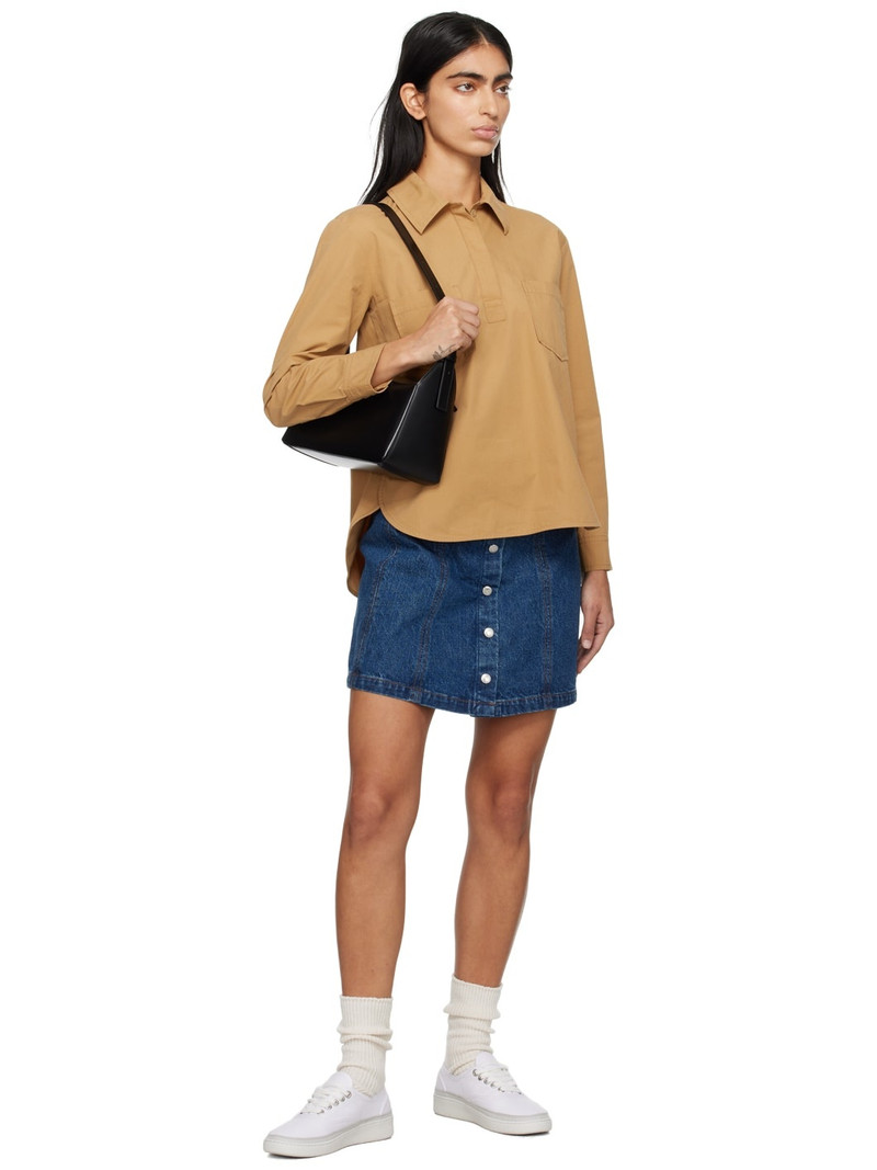 A.P.C. Indigo Poppy Miniskirt outlook