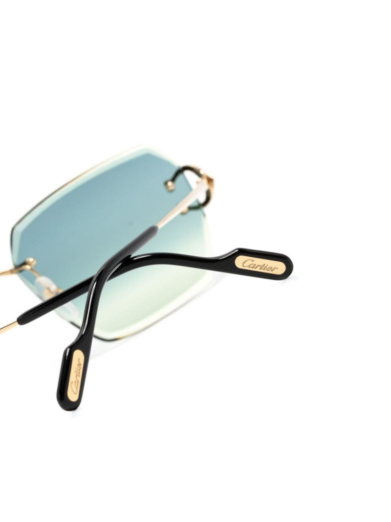 Signature C de Cartier geometric-frame sunglasses 3