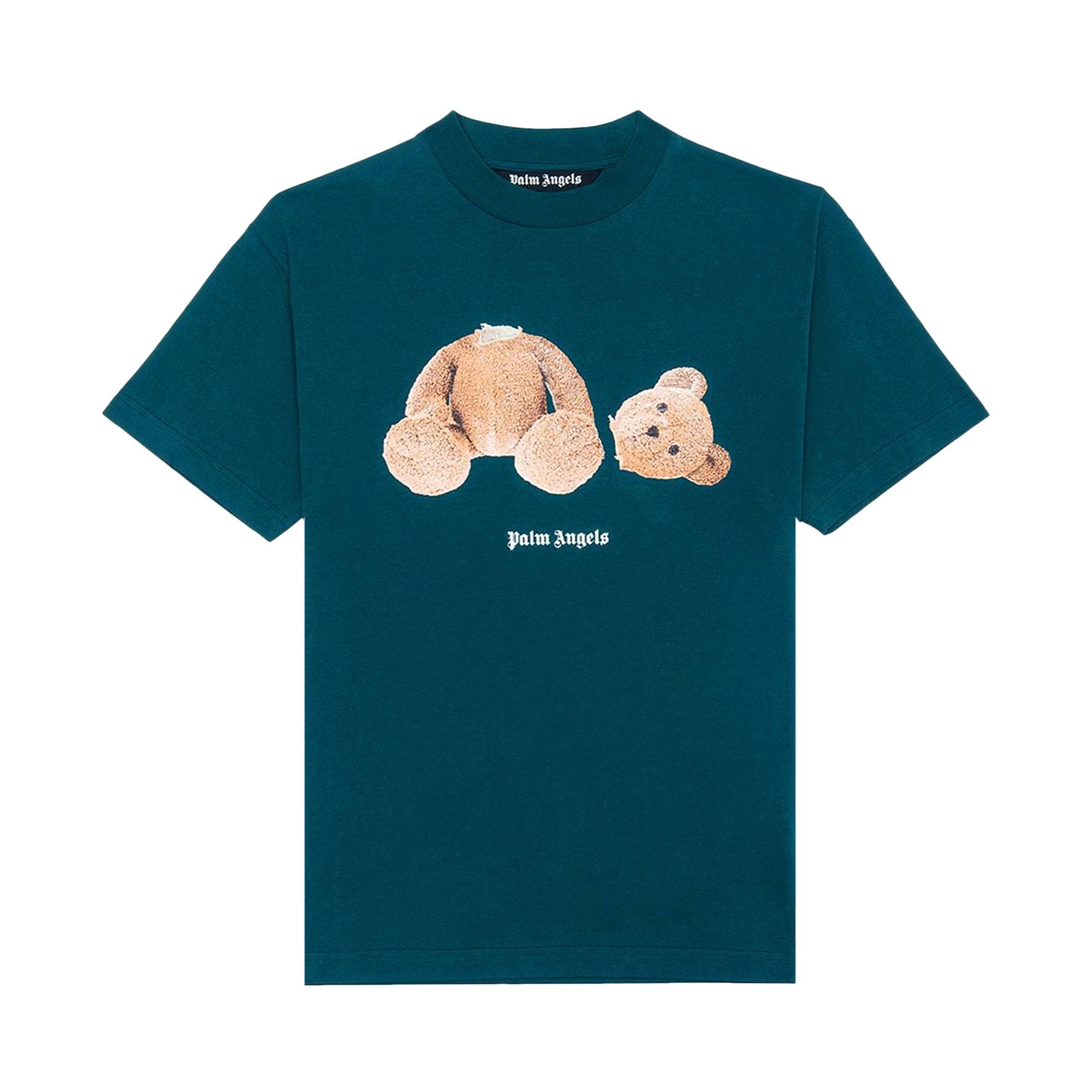 Palm Angels Bear Tee 'Forest Green/Brown' - 1