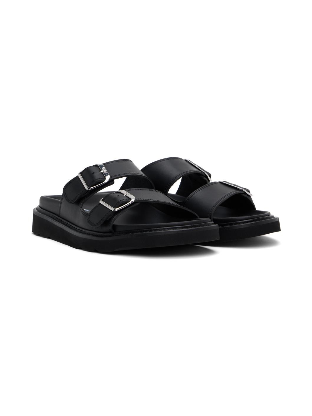 Black Kenzo Paris 'KENZO Matto' Sandals - 4