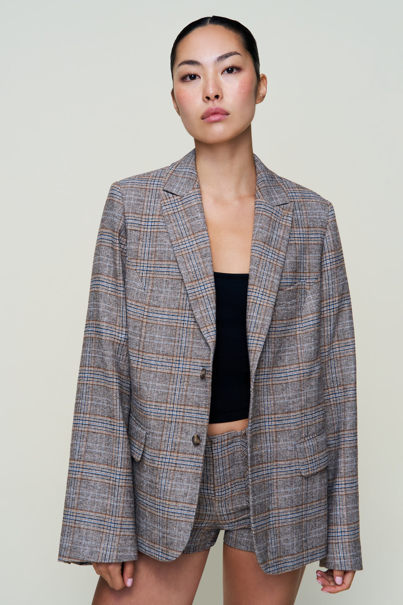 GUIZIO THE PERFECT OVERSIZED TARTEN BLAZER outlook