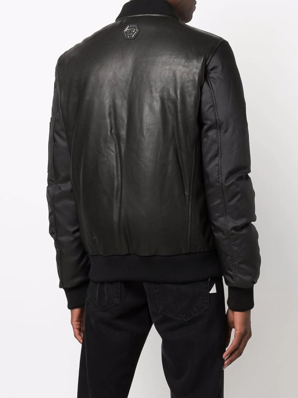 leather bomber jacket - 4