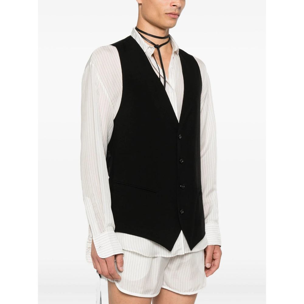 Ann Demeulemeester Black Jackets - Waistcoats & Gilets Men - 2